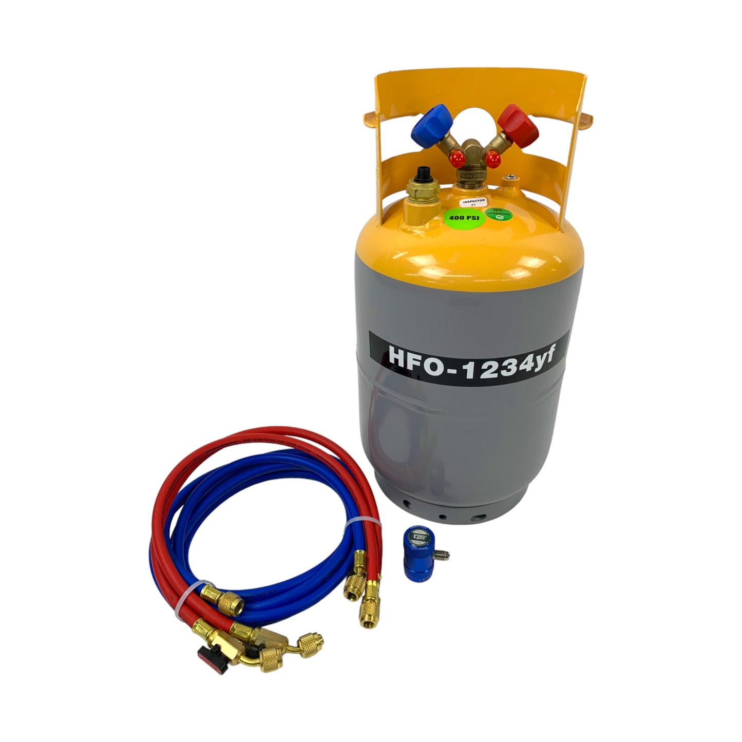 EV400 Cart 1234yf WEN 1.33 HP, 2 Cylinder, Ignition-Proof Refrigerant Recovery Machine