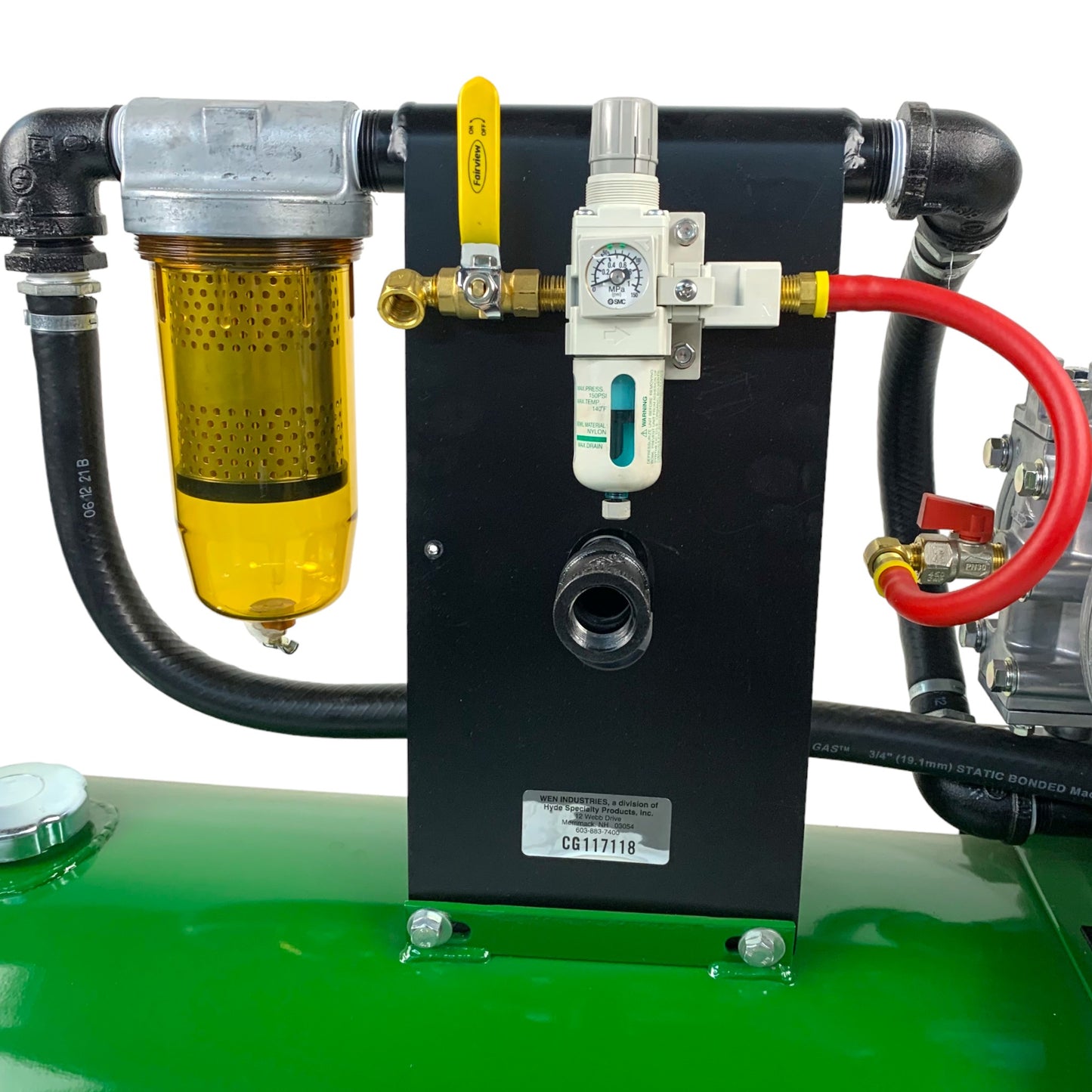 34 Gallon Jobsite Diesel Buggy® with Heavy Duty Diaphragm Air Pump