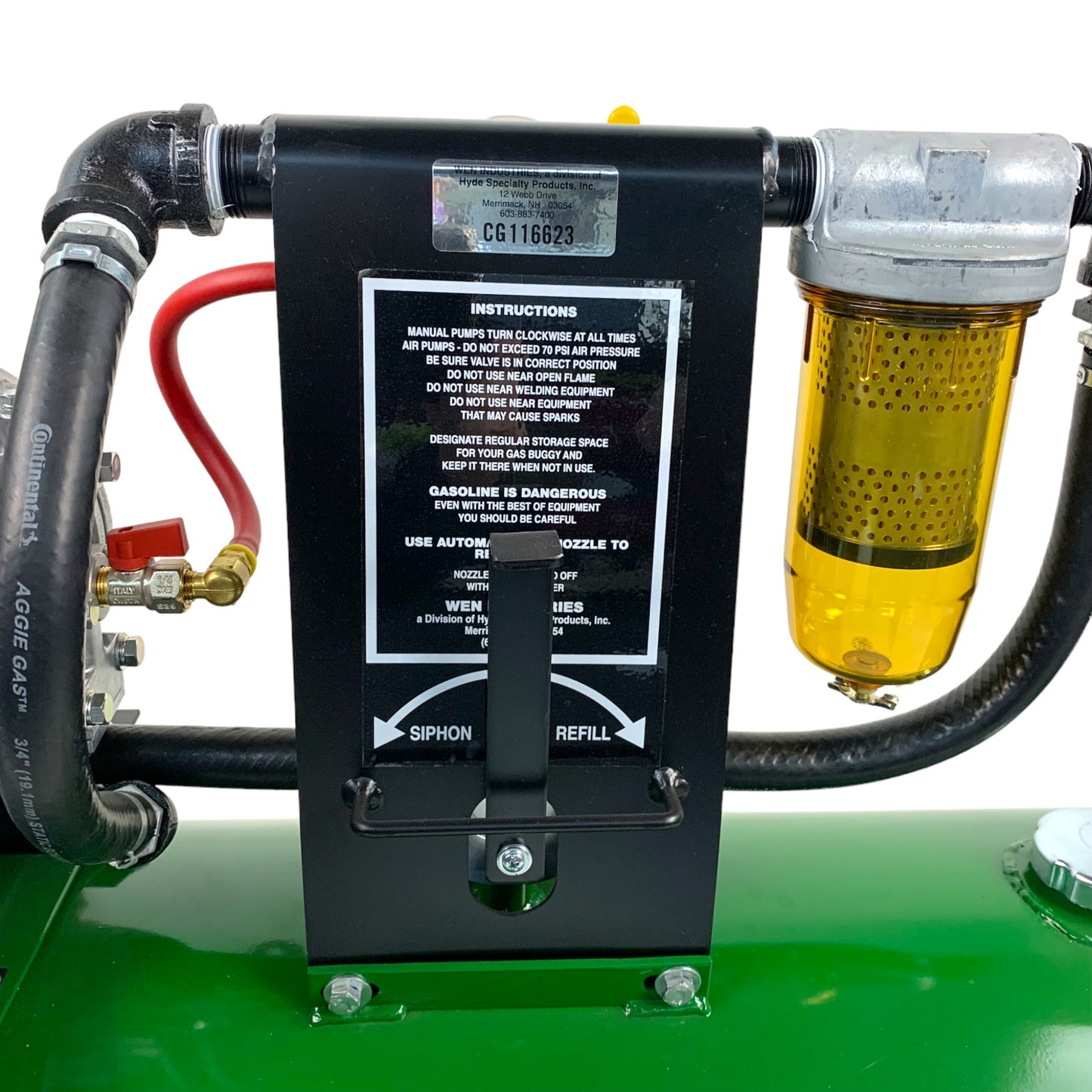 250 Gallon Diesel Buggy® with Heavy Duty Diaphragm Air Pump