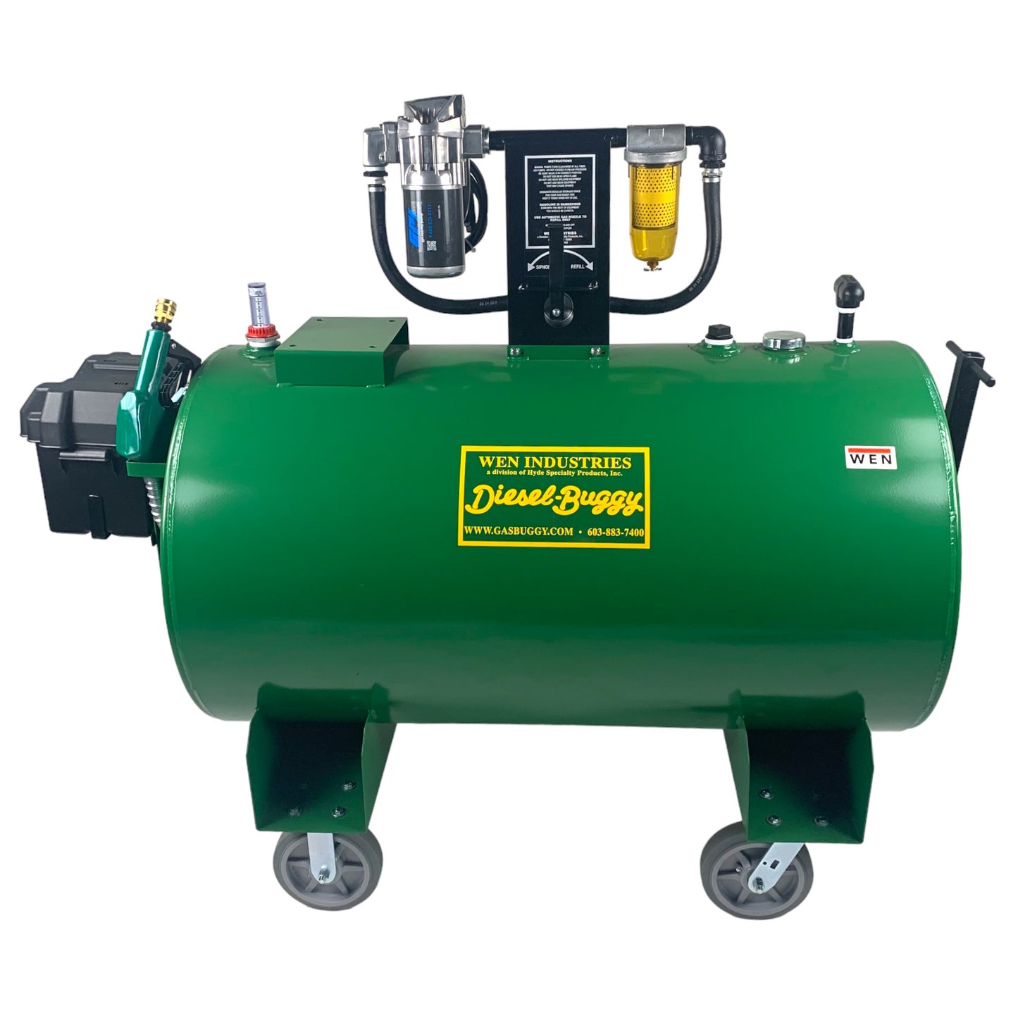 120 Gallon Diesel Buggy® with Heavy Duty 12v Pump