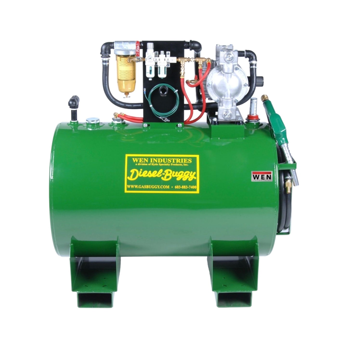 250 Gallon Diesel Buggy® with Heavy Duty Diaphragm Air Pump (Fork Channels)