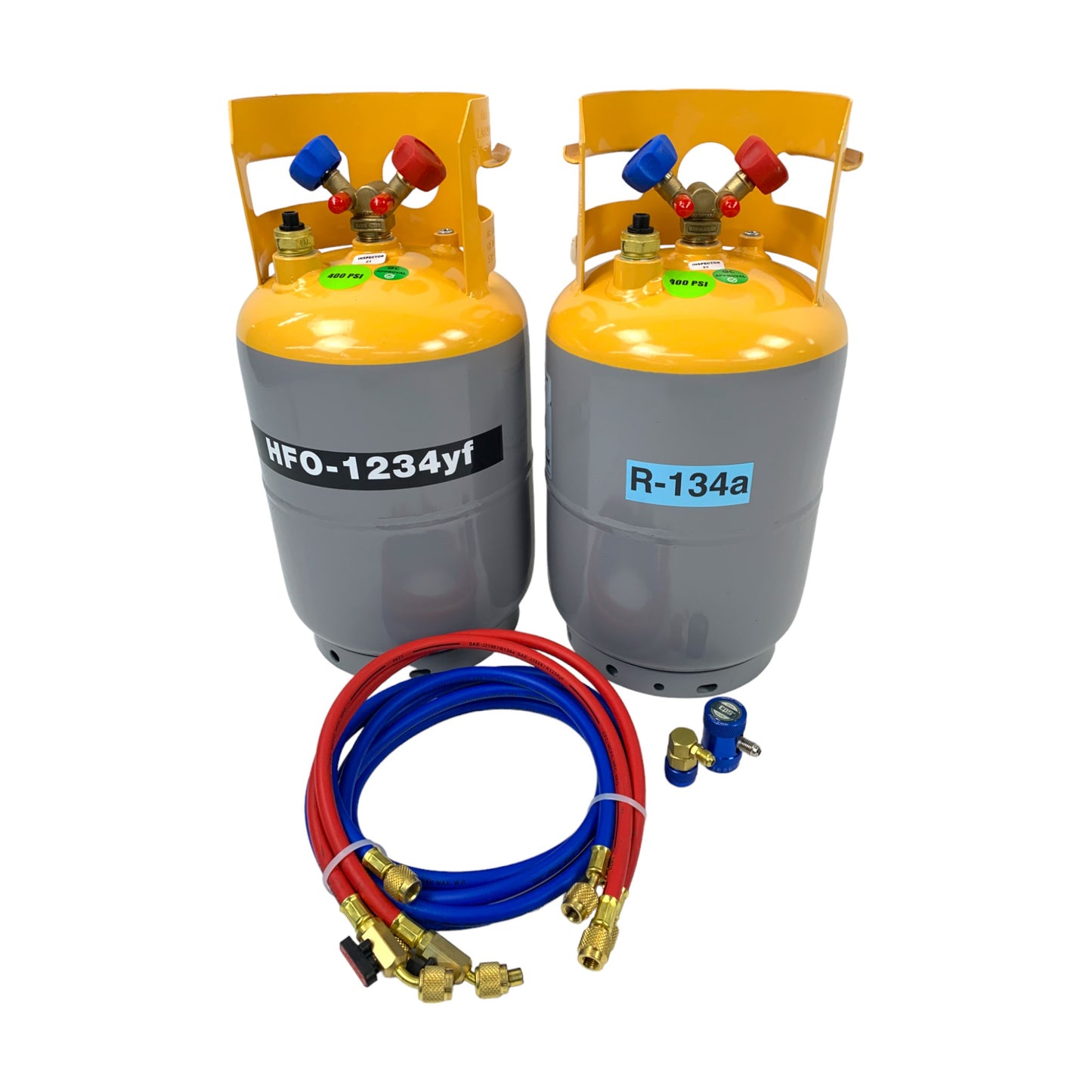 EV400 Cart Dual R-134a/R1234yf WEN 1.33 HP, 2 Cylinder, Ignition-Proof Refrigerant Recovery Machine