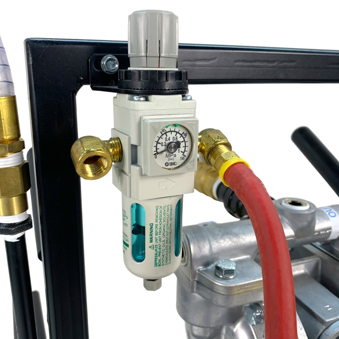 WEN305 Dual Cart with Diaphragm Air Pumps (2), Air Regulator, Hoses, Quick Disconnects & Antifreeze Piercing Rod