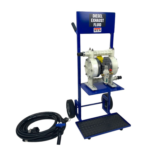 WEN103TS Accelerator Mobile Fluid Transfer System with Heavy Duty Diaphragm Air Pump - DEF