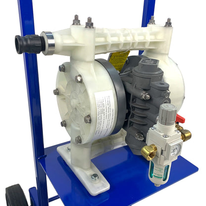 WEN103TS Accelerator Mobile Fluid Transfer System with Heavy Duty Diaphragm Air Pump - DEF