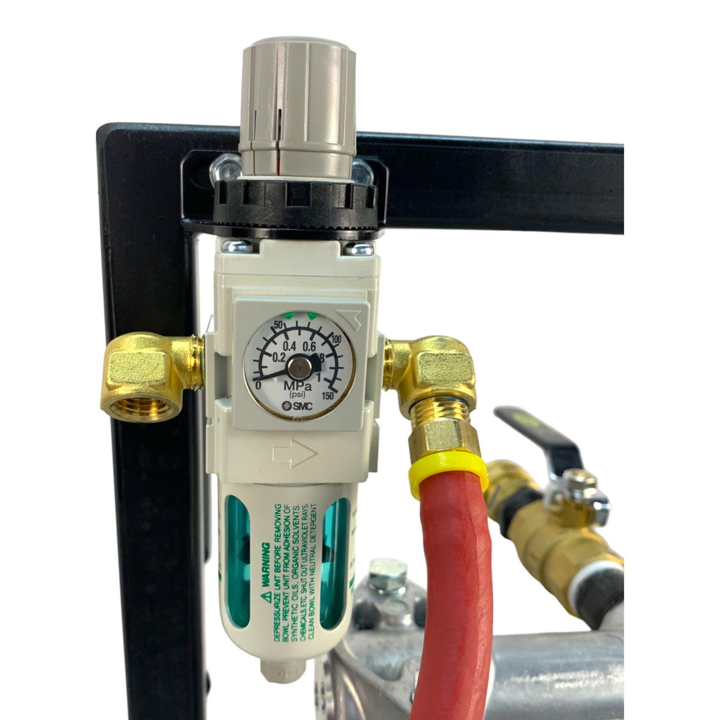 WEN350 Dual Cart with 3/4" Diaphragm Air Pumps (2), Air Regulator, Hoses, Quick Disconnects & Antifreeze Piercing Rod