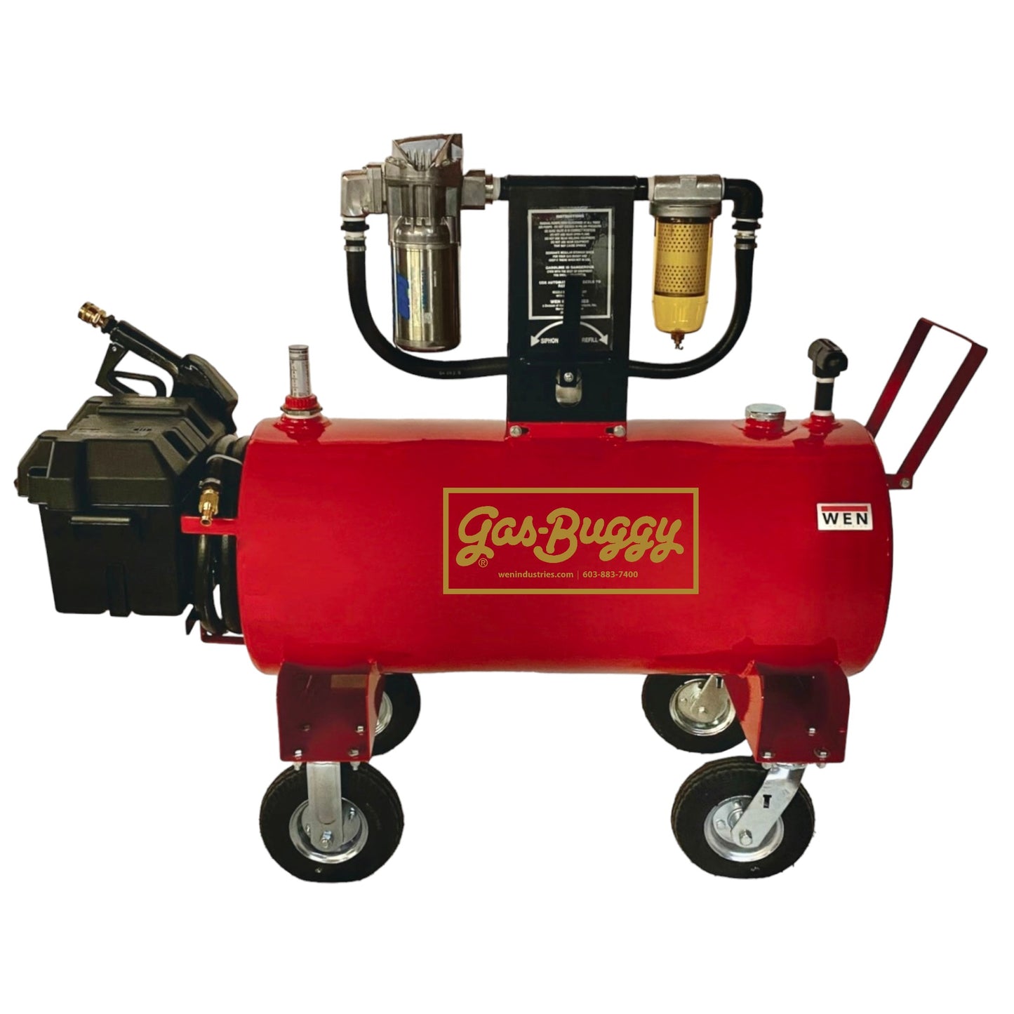 34 Gallon Jobsite Gas Buggy® with Heavy Duty 12v Pump