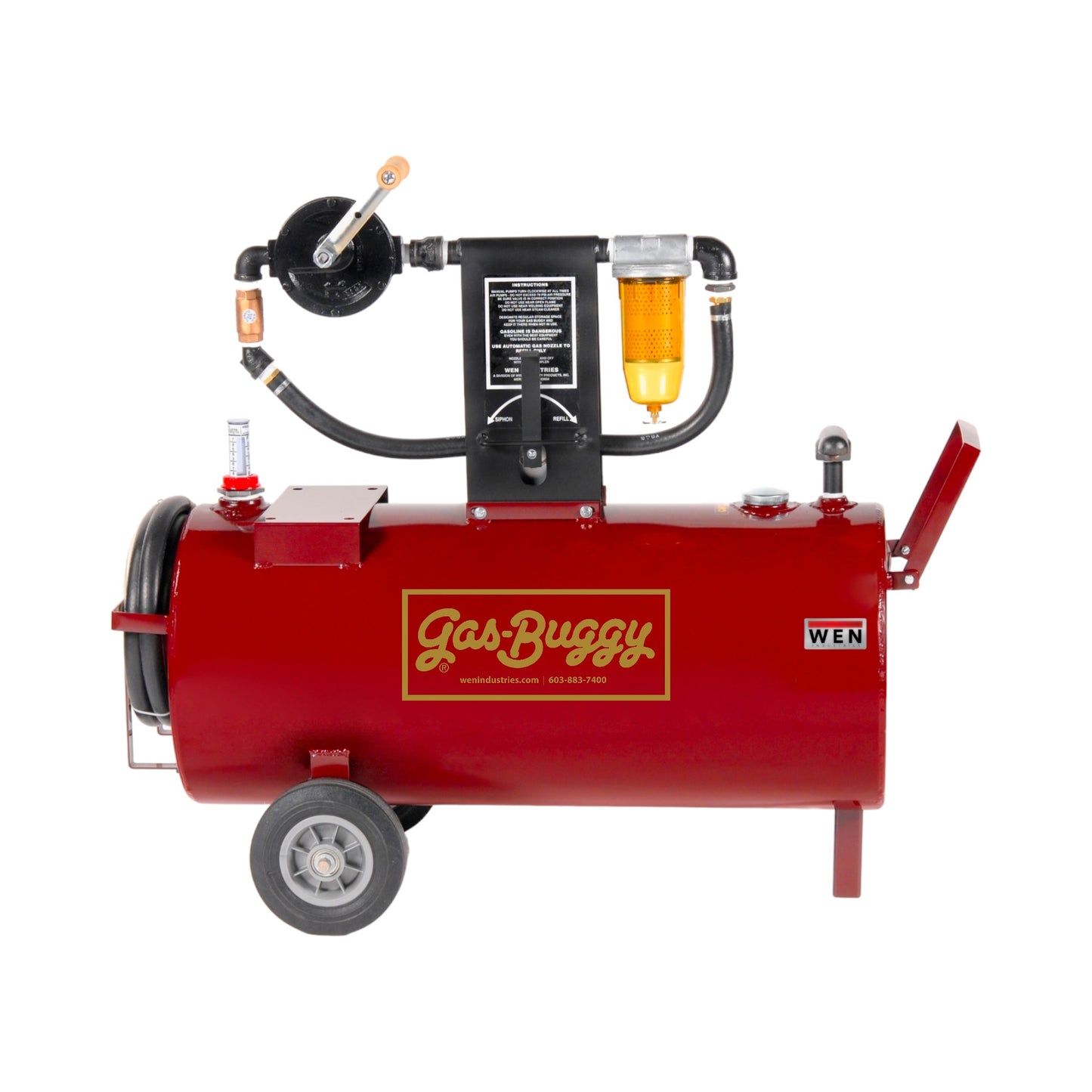 34 Gallon Gas Buggy® with Heavy Duty Manual Hand Pump