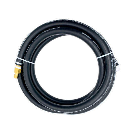 TD-710b 3/4" x 11' Grounded Fuel Hose with Brass Nipple (TD800, TD850)