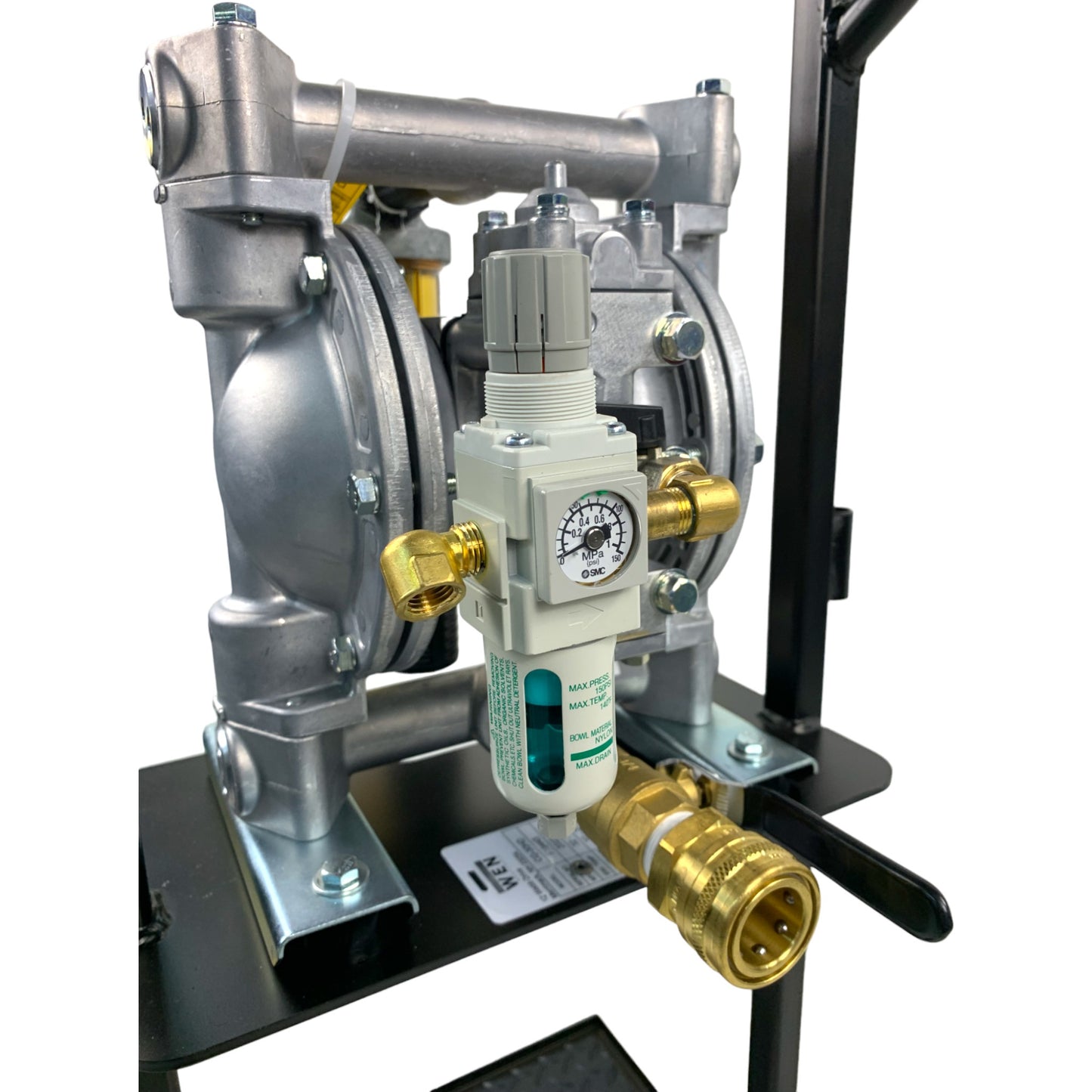 WEN100TS Accelerator Mobile Fluid Transfer System with Heavy Duty Diaphragm Air Pump - Oil