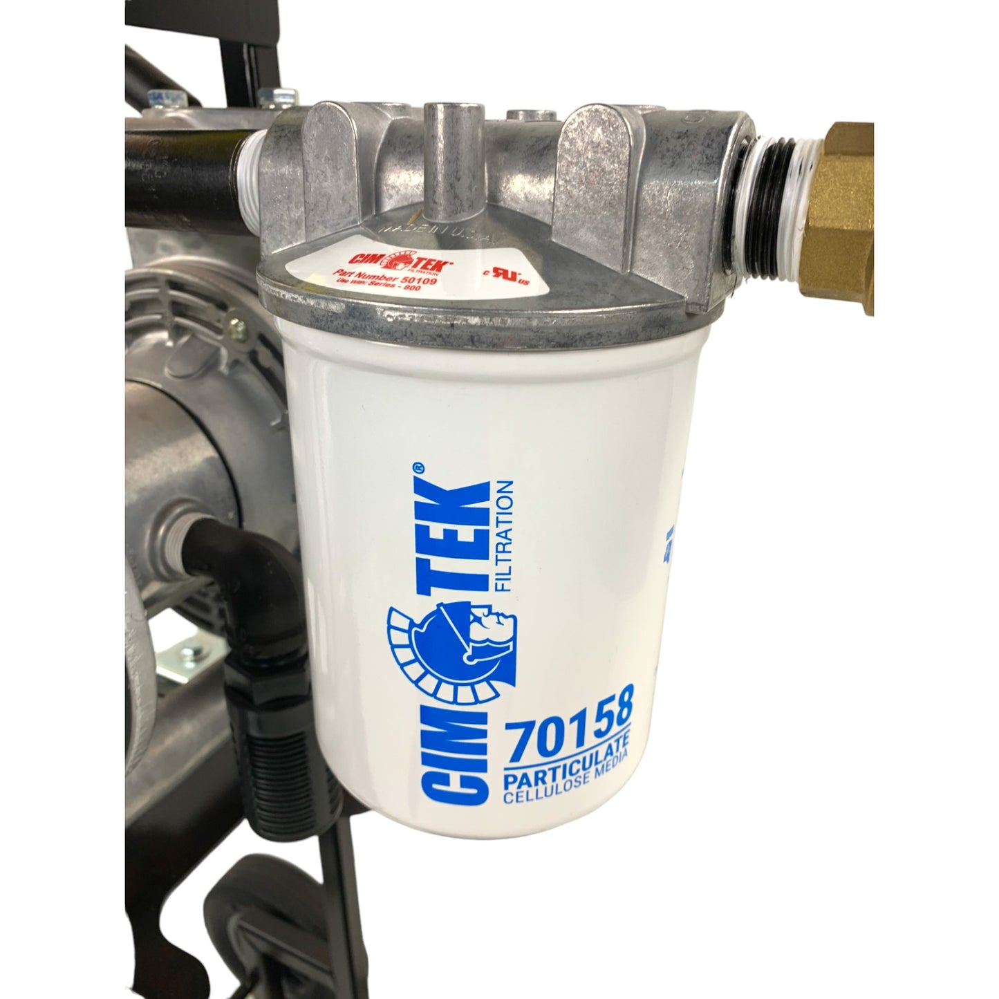 WEN104TS Accelerator Mobile Fluid Transfer System with 1" Heavy Duty Diaphragm Air Pump - Hydraulic Fluid