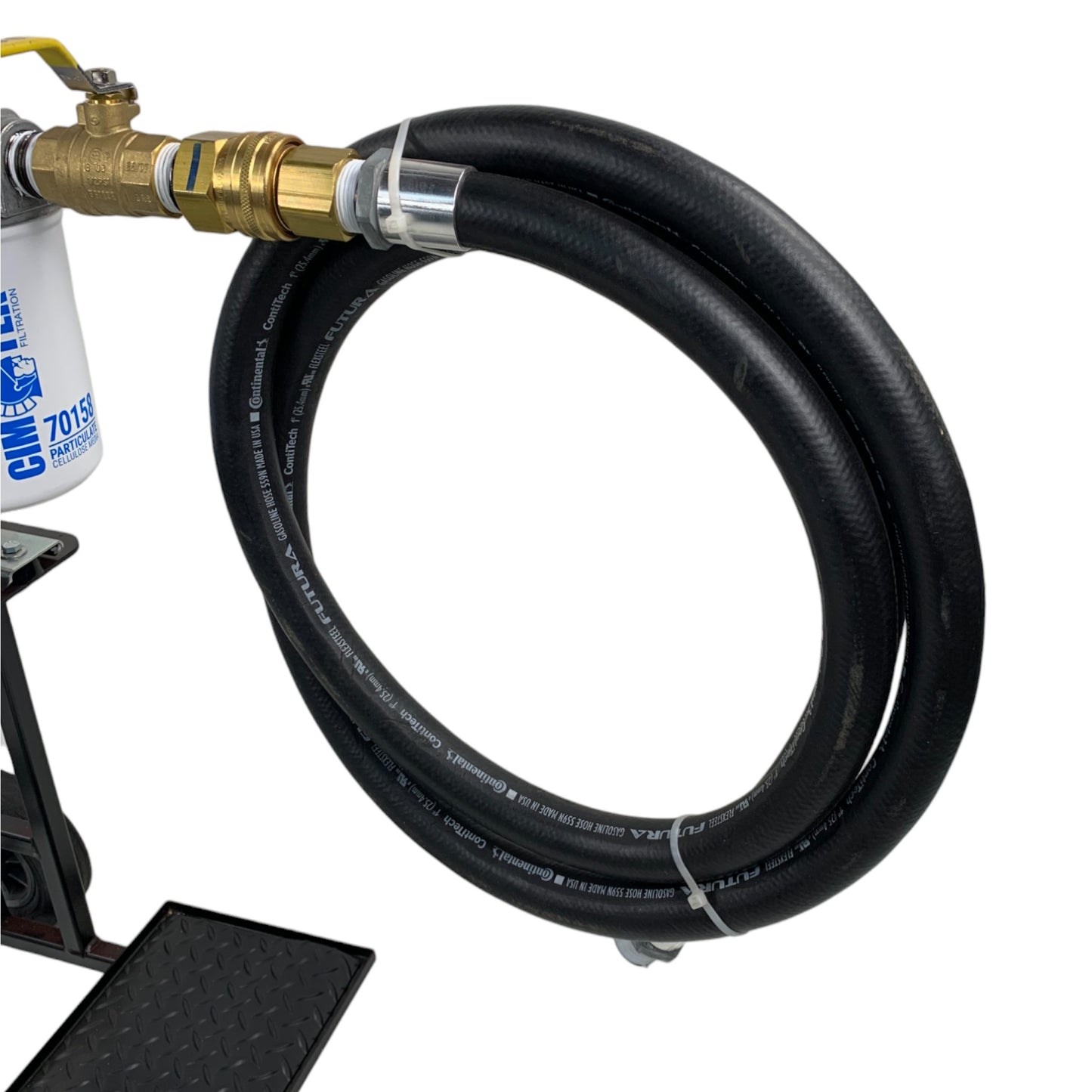 WEN104TS Accelerator Mobile Fluid Transfer System with 1" Heavy Duty Diaphragm Air Pump - Hydraulic Fluid