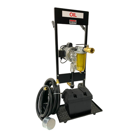 WEN200TS Accelerator Mobile Fluid Transfer System with Heavy Duty 12v Gerotor Pump - Oil