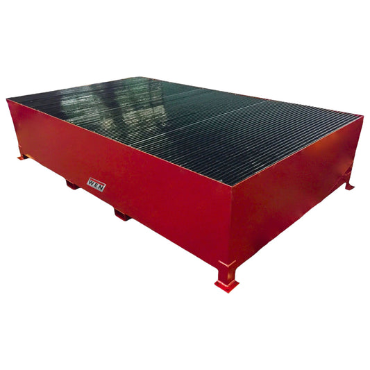 WEN506 Heavy Duty Mobile Dismantling/Drain Table (6' x 10' x 2') with Fork Channels (Non-stock item/Lead times apply)