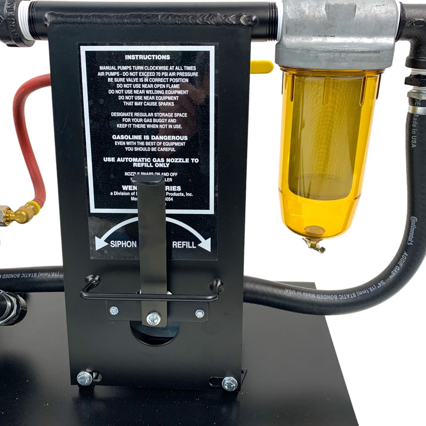 WEN601 Heavy Duty Bi-directional Diaphragm Air Pump System for Oils (For use with 55 gallon drum)