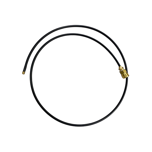 CG-49 Grounded 1/4" x 5' Fuel Siphon Hose with Quick Disconnect (For Filler Necks)