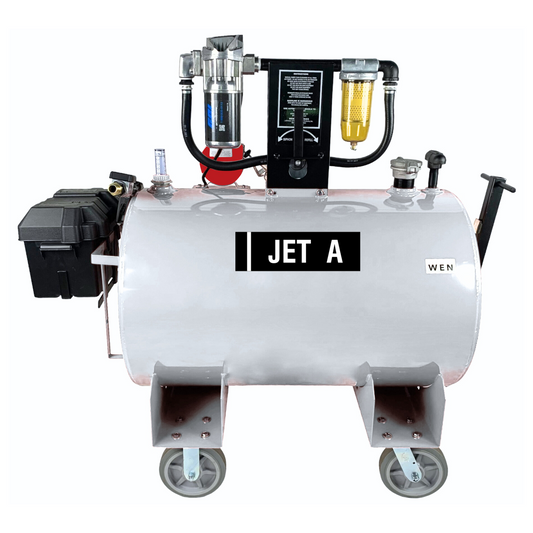 Defuel/Refuel Stainless Steel JET A Buggy with Heavy Duty 12v Pump