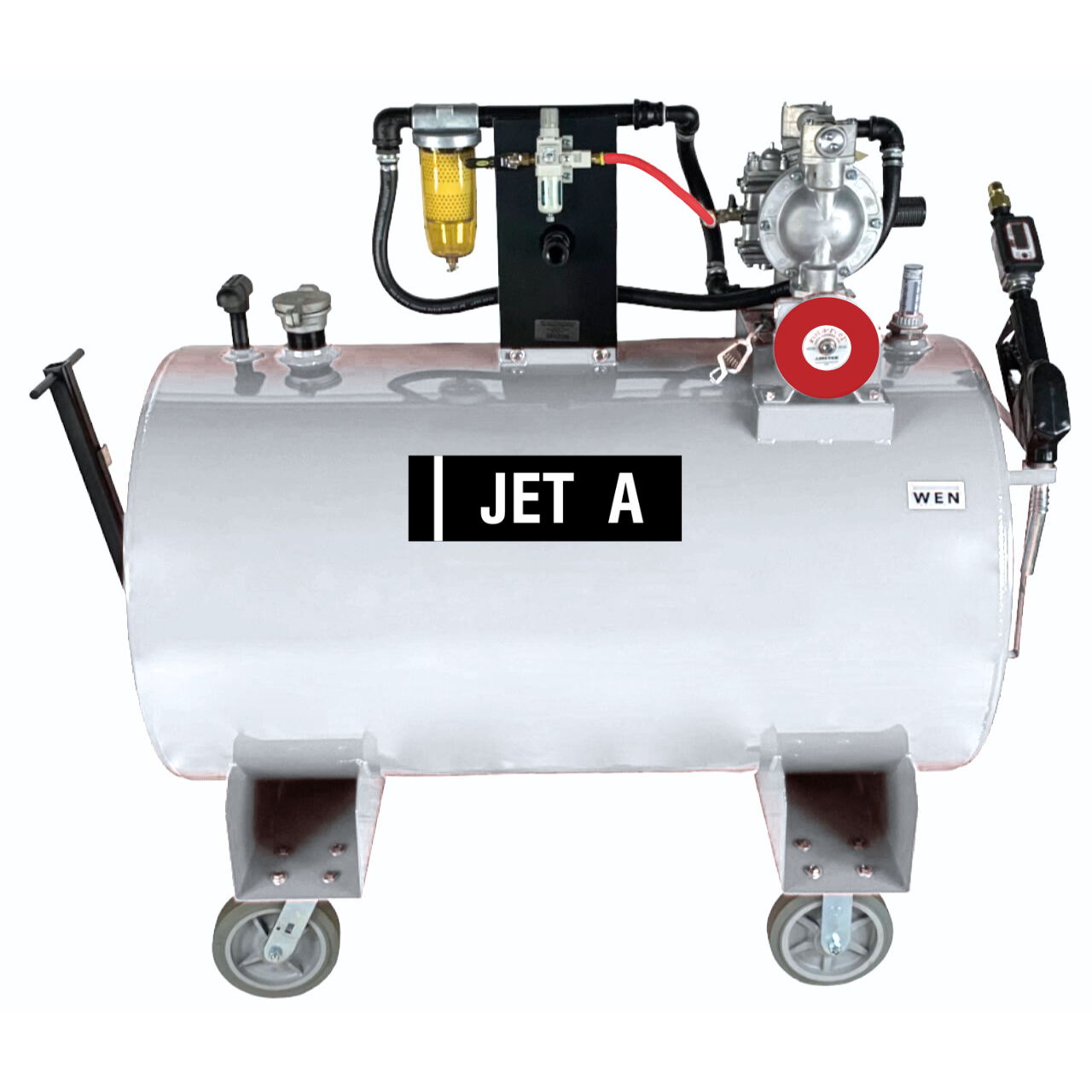 Defuel/Refuel Stainless Steel JET A Buggy with Heavy Duty Diaphragm Air Pump