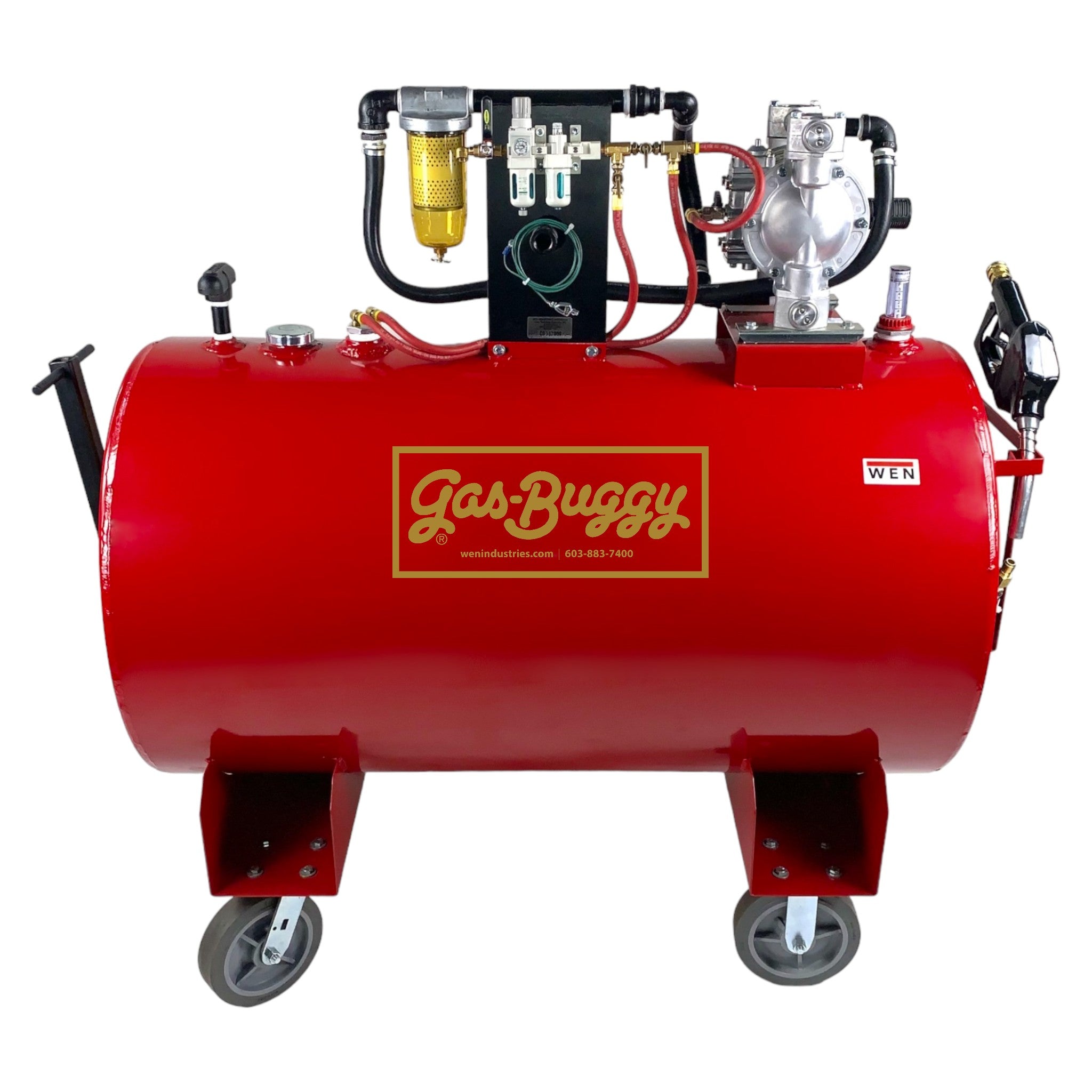 120 Gallon Gas Buggy® with Heavy Duty Diaphragm Air Pump – WEN Industries