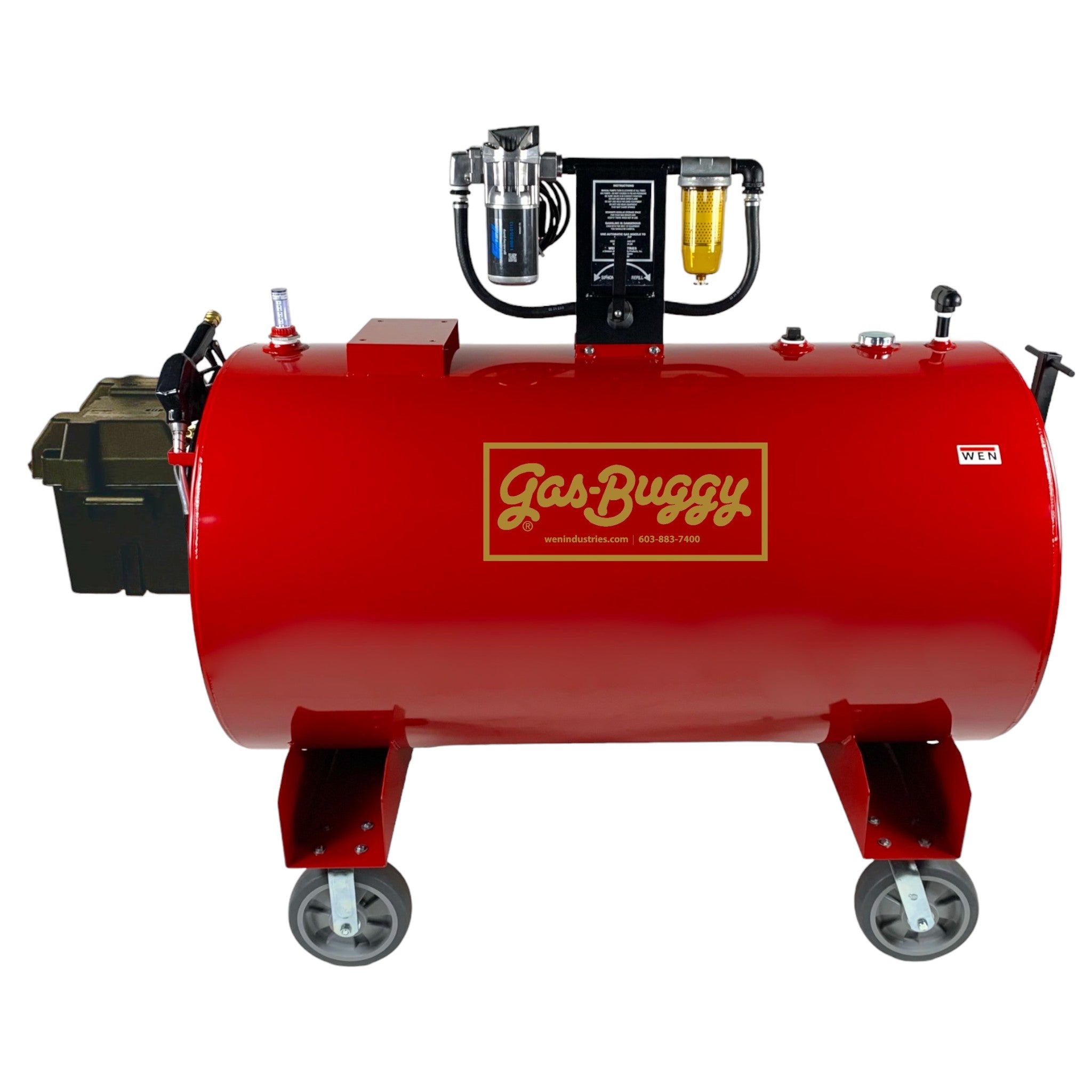 250 Gallon Gas Buggy® with Heavy Duty 12v Pump – WEN Industries