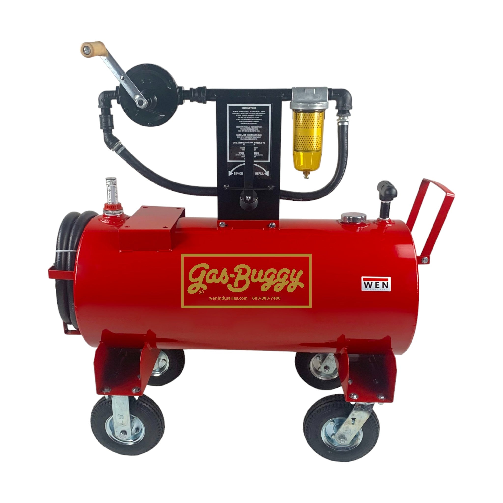 34 Gallon Jobsite Gas Buggy® with Manual Hand Pump – WEN Industries